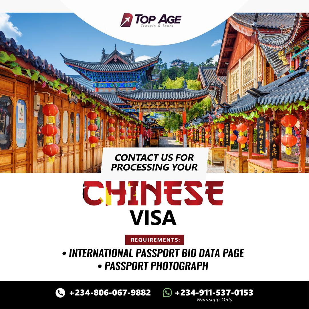 Topagetravels Chinese Visa